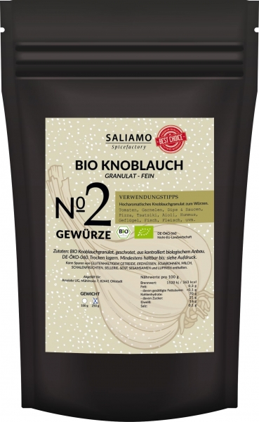 250g BIO Knoblauch feines Granulat